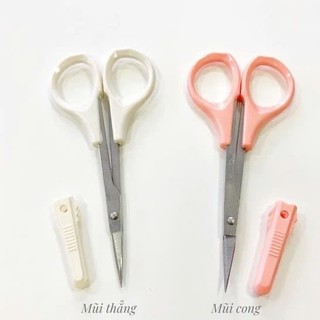 Kéo cắt mi mắt đầu cong chuyên dụng cho makeup cắt tỉa lông mi bằng thép siêu bền