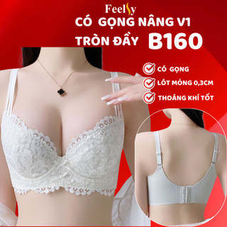 Áo Ngực Bra Định Hình FEELSY B160 Áo Lót Có Gọng Đệm Dày 0.3Cm Bản To Nâng Ngực Chống Xệ