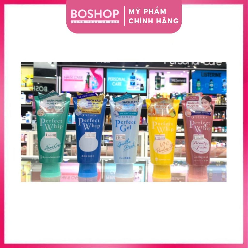 Sữa Rửa Mặt Tạo Bọt Sạch Sâu Senka Perfect Whip Cleansing Foam 100g