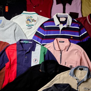 ÁO THUN POLO TAY DÀI NAM TUYỂN CHỌN HÀNG NHẬT-2HAND