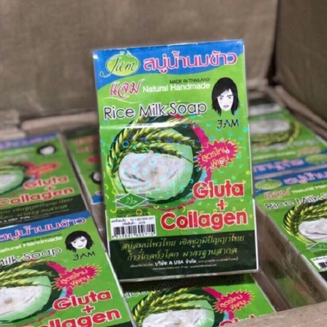 Xà bông gạo Jam Thái Lan (1 cục )