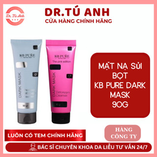 [HÀNG CÔNG TY] Mặt nạ thải độc KB PURE DARK MASK DETOX sủi bọt 90g  XANH / HỒNG làm sáng da DR TÚ ANH