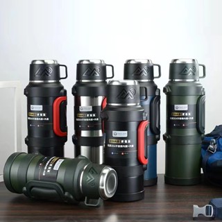  Bình giữ nhiệt inox 316 SYUA SY042 cao cấp size 1300ml 1700ml 2000ml 3200ml có lõi lọc trà dây đeo giữ nhiệt 24h 