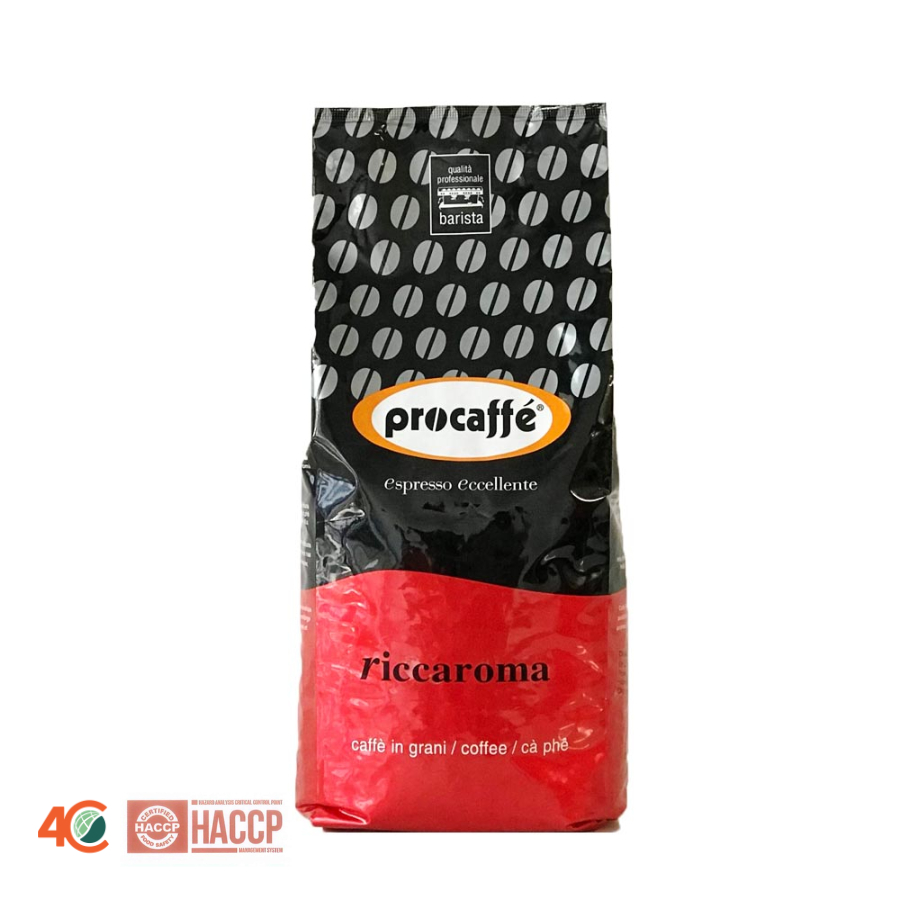 PROCAFFE Cà phê hạt/bột pha máy Procaffe Riccaroma