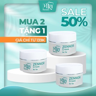 Kem mặt dưỡng trắng Zennor, cream face hỗ trợ trắng da sáng mịn, làm mờ nám và tàn nhang, đồi mồi