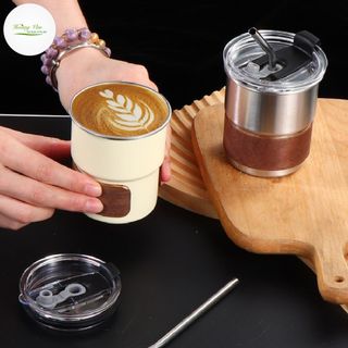 Ly cà phê dung tích 290ml chất liệu inox 304 giữ nhiệt tốt