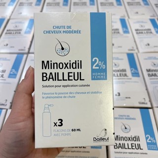 Xịt Mọc Tóc Bailleul 2% Pháp