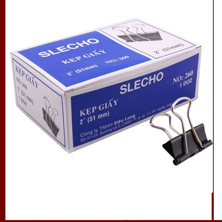 Kẹp Bướm (51mm) - Đen