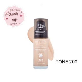  ĐỌC MÔ TẢ  DATE 2026  KEM NỀN KIỀM DẦU LÂU TRÔI REVLON COLORSTAY 24H TONE 200 NUDE 