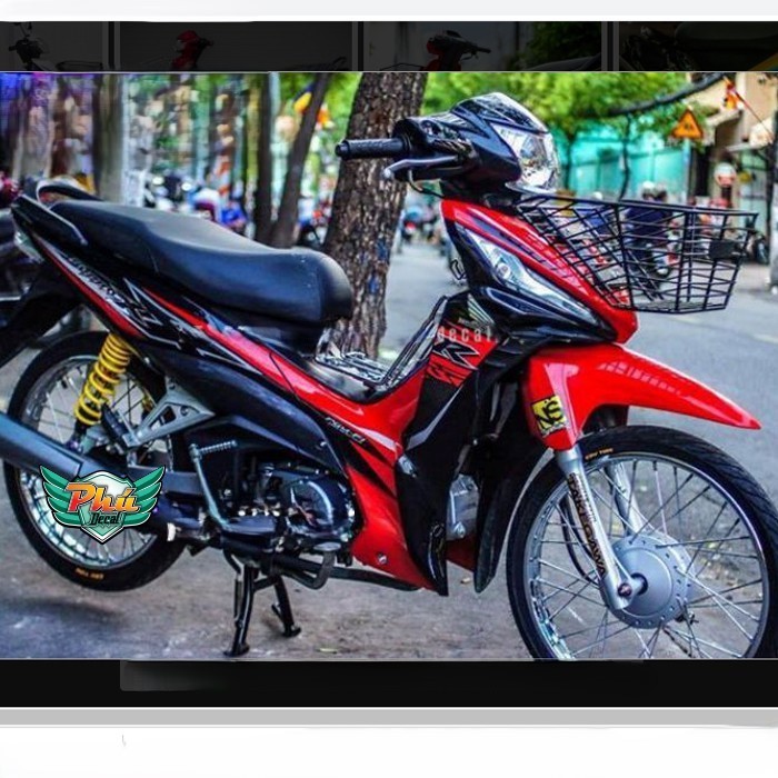 tem rời wave RSX FI đỏ đen 1