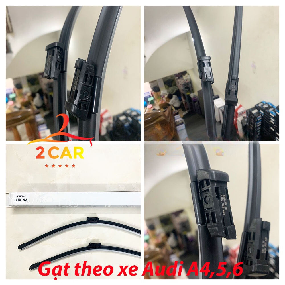 Gạt mưa xe Audi A4, A5, A6 hàng chuẩn vừa zin theo xe, gạt siêu sạch, Mẫu gạt lẫy