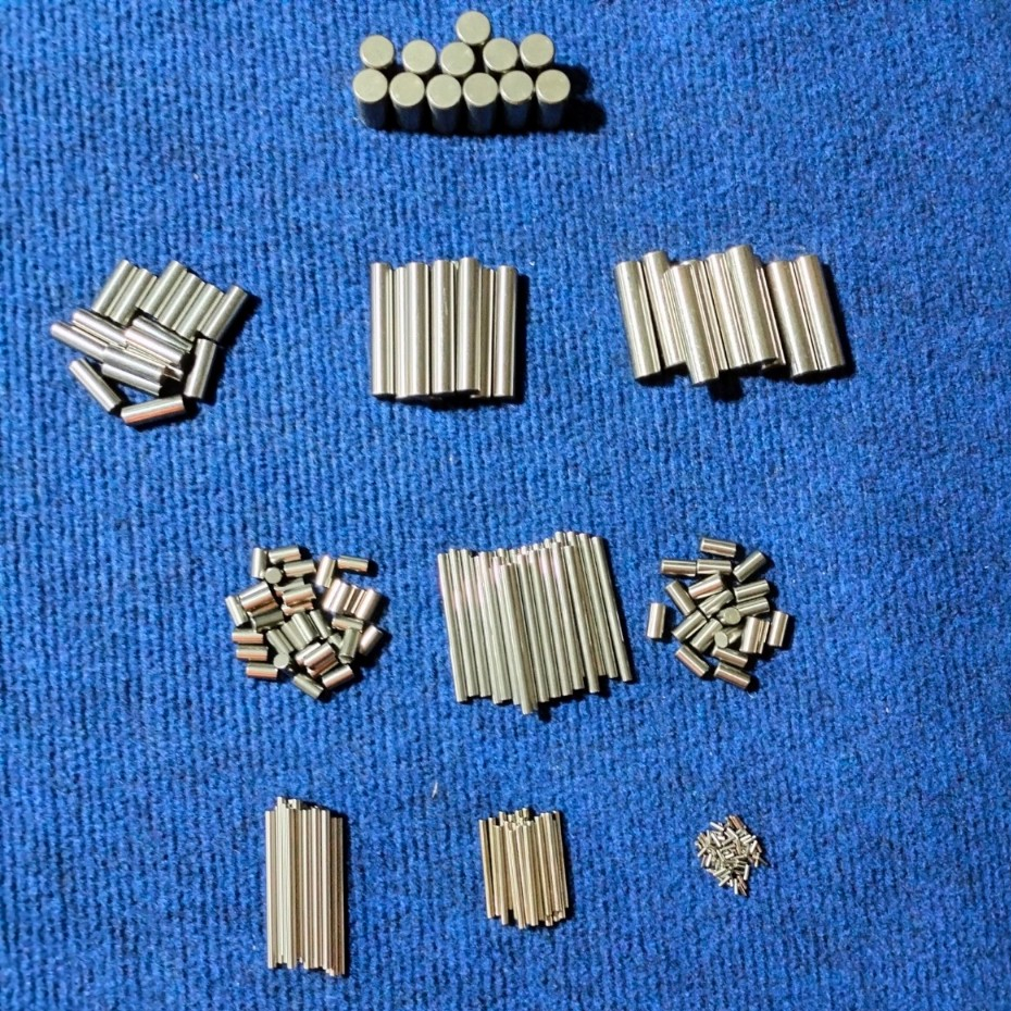 (  giá 10 viên/gói ) Viên bi đũa, Viên bi kim, Viên bi trụ :  đường kính 5mm ~5.5mm, dài tuỳ chọn từ