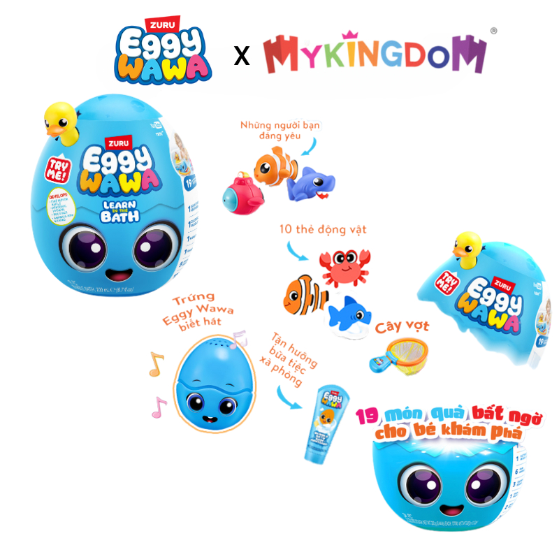Đồ Chơi Trứng Bất Ngờ - Nhà Tắm EGGY WAWA 15101-EW2024