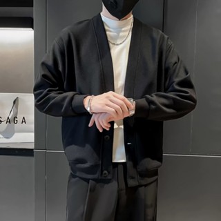 Áo Khoác Cardigan nam mùa đông ATINO dày dặn ấp áp thời trang Hàn Quốc form Regular L.3.8799