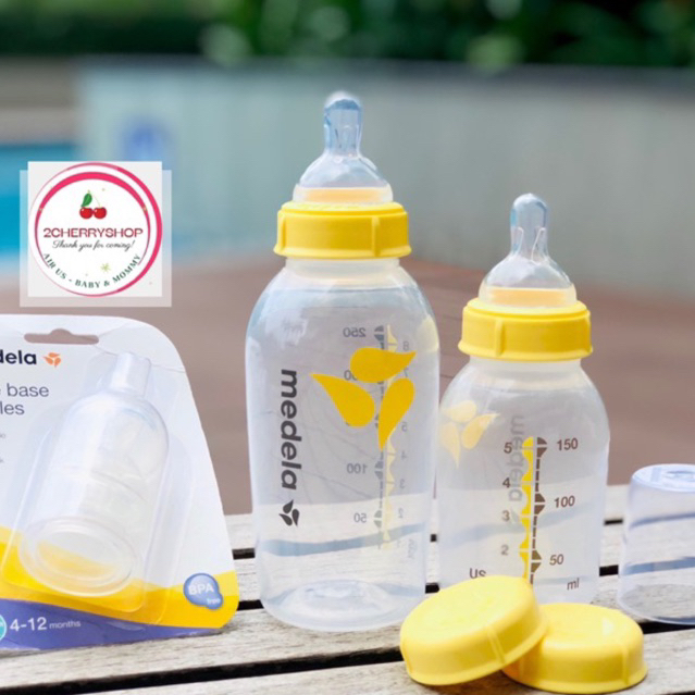 Bình sữa Medela 250ml BPA free (núm ti M)