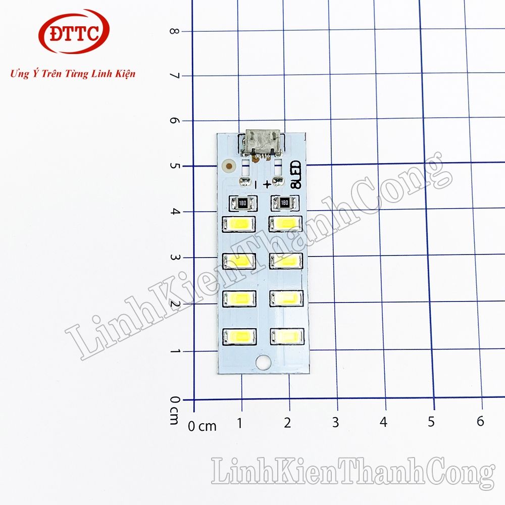 Bộ 3 Chiếc Module LED 8 Bóng Siêu Sáng Nguồn Micro USB