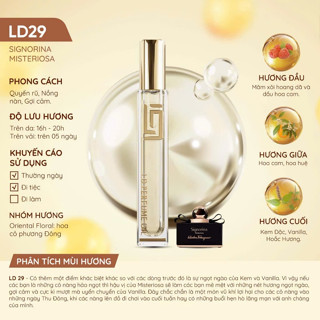 Tinh Dầu Nước Hoa , SIGNORIN,A MISTERIOSAA 12ml , LD PERFUME OIL , Quyến Rũ Nồng Nàng Gợi Cảm , Nước Hoa Nữ Thơm Lâu