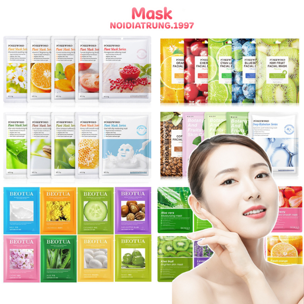 Mặt nạ nội địa trung Mask trái cây tinh chất dưỡng ẩm