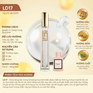Tinh Dầu Nước Hoa LD , GU-CI BLOOM 12ml - LD PERFUME OIL Chính Hãng , Quyến Rũ Sang Trọng Qúy Phái. Nước Hoa Nữ Thơm Lâu