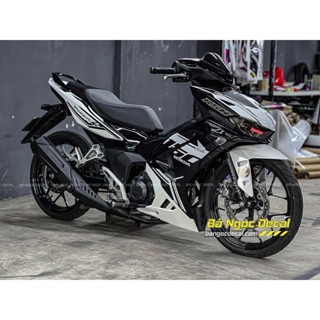 TEM RỜI DÁN XE WINNER X V3 MÀU TRẮNG ĐEN 2024