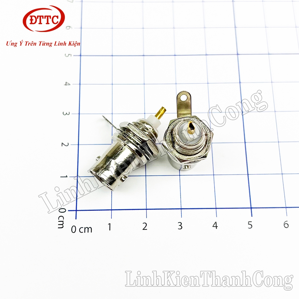 Bộ 5 Chiếc Jack BNC Cái Bắt Vỏ