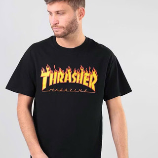 Áo Thun Thrasher Hot Trend 2024 Form Unisex Nam Nữ - Chất Liệu 100% Cotton Co Dãn 2 Chiều - Áo Full Tem Tag Túi Zip