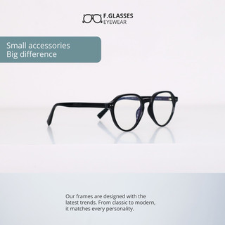 MẮT KÍNH LAYLA - F.GLASSES (BLACK)