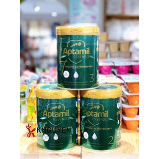 Sữa Aptamil Essensis Organic A2 Protein ÚC (Hộp thiếc xanh 900g)