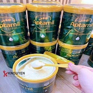 Sữa Aptamil Essensis Organic A2 Protein ÚC (Hộp thiếc xanh 900g)