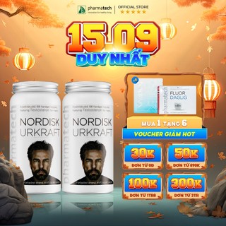 Combo 2 hộp thực phẩm bổ sung sức khỏe dành cho nam NORDISK URKRAFT 68 viên