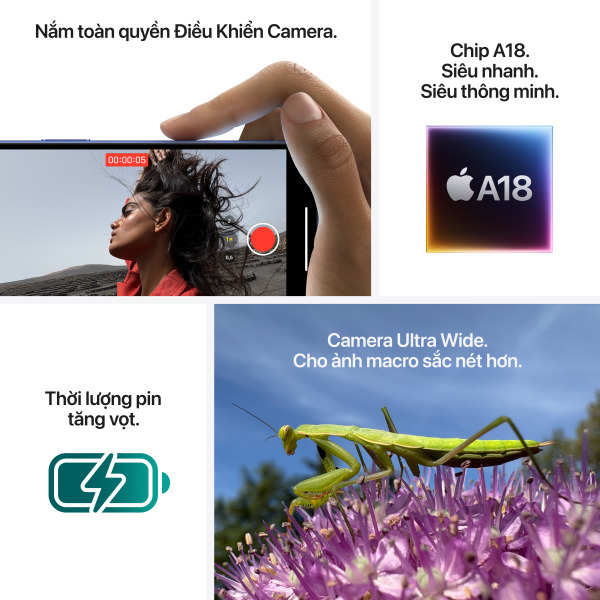 Điện thoại iPhone 16 Plus 128GB - Chính hãng VN/A | BigBuy360 - bigbuy360.vn