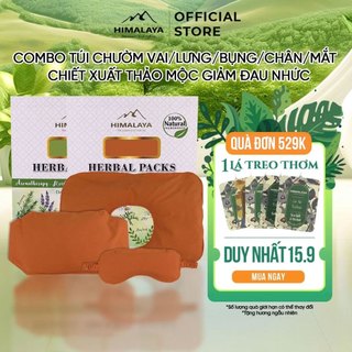 Combo túi chườm vai/lưng/bụng/chân/mắt Himalaya chiết xuất thảo mộc giảm đau nhức