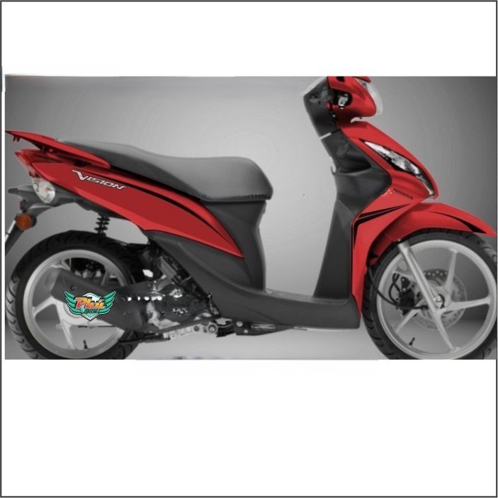 Tem Rời Vision Chỉ đen xe đỏ (C)