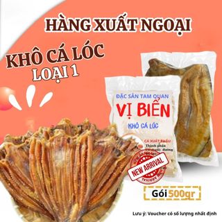 [HÚT CHÂN KHÔNG] Khô Cá Lóc Cà Mau Vị Biển Nguyên Chất Loại 500kg Ngon Miêng Giá Siêu Rẻ