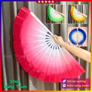 Quạt múa văn nghệ nan nhựa hàng loại đẹp cực bền (1 đôi)