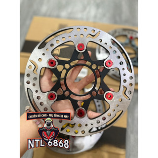 Đĩa thắng king drag 220mm khoen đỏ