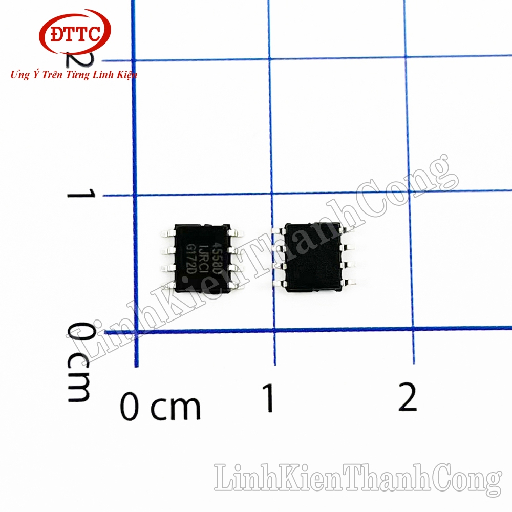 Bộ 10 Chiếc JRC4558 OPAMP SOP8 (Loại Thường)