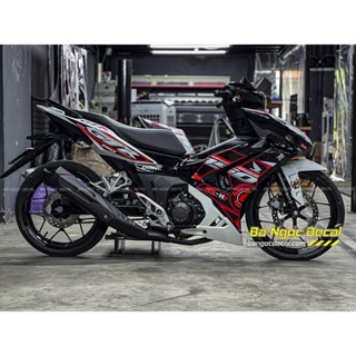 TEM RỜI GTR DÁN XE WINNER X V3 MÀU ĐỎ TRẮNG ĐEN 2024