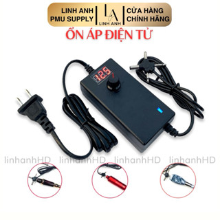 Nguồn Ổn Áp 4 Đầu Đa Năng Điện Tử 3-12V Dùng Các Loại Máy Phun Xăm
