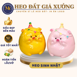 Heo/lợn đất tiết kiệm - HEO PARTY Sinh Nhật siêu xinh | quà tặng, trang trí, ống tiết kiệm| Heo đất giá xưởng Minh Khôi