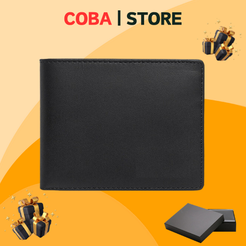 Ví Nam Da Thật Dáng Ngang Cao Cấp Siêu Bền | Bảo Hành 12 Tháng | TRONBO | Coba_Store