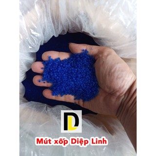  Gói hạt chống ẩm 300g - 500g - 1kg hạt hút ẩm màu xanh cho máy ảnh tặng kèm túi vải 