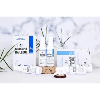 Combo 2 Chai - Bailleul Pháp 2% Mọc Tóc, Mọc Lông Mày Nhanh (Minoxidil 2%)