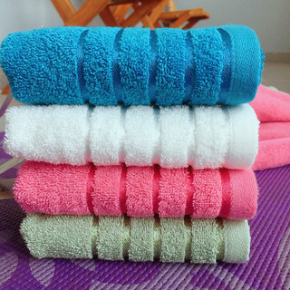 Khăn mặt hàn quốc 100% cotton thấm hút tốt chính hãng songwol - 28x42cm - sh line border