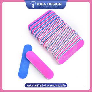 Dũa Móng Tay Mini siêu dễ thương - Hai mặt Xanh Dương và Hồng - Dũa móng tay móng chân mini dành cho các Shop Nail