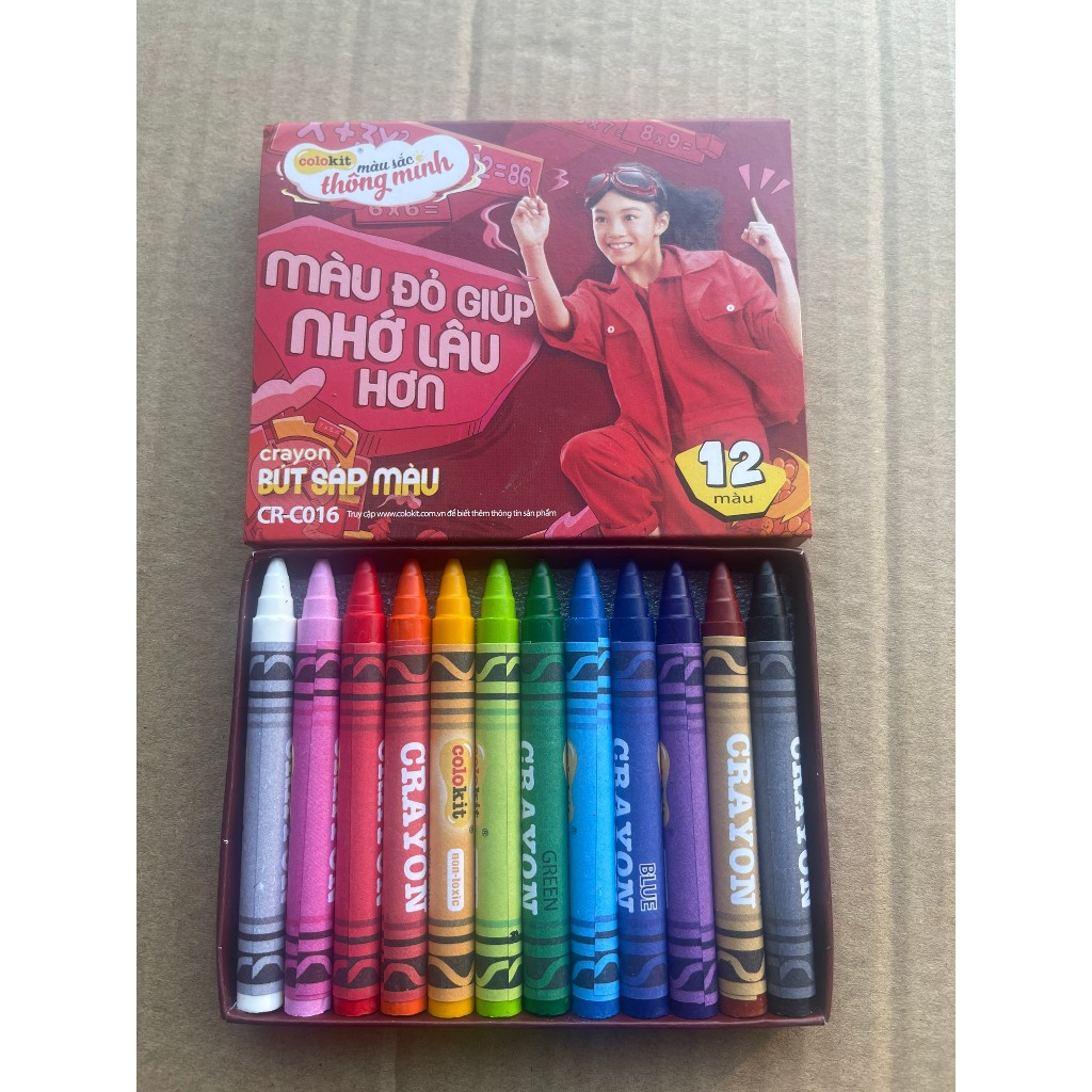 Combo 2 Hộp Sáp COLOKIT CR-C016 12 Màu