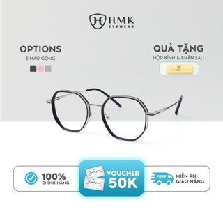 Gọng Kính Cận Đa Giác HMK Eyewear Chất Liệu Titanium Dáng Nhỏ Dễ Thương Thanh Lịch - KL2388