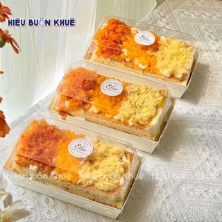 50 Hộp Giấy Đựng Bánh Crepe Pudding, Bông Lan Trứng Muối, Bánh Mì, Bánh Ngọt, Thực Phẩm [E1685]
