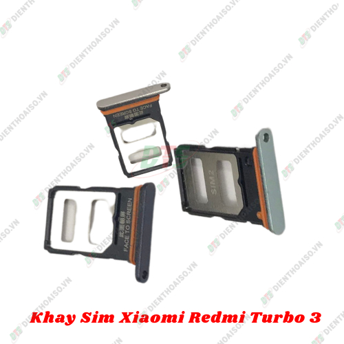 Khay đựng sim  XM Redmi Turbo 3 ( khay sim thay thế trên máy redmi turbo 3 )