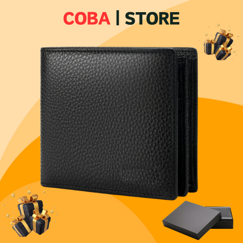 Ví Nam Da Thật Dáng Ngang Cao Cấp Siêu Bền | Bảo Hành 12 Tháng | LT01 | Coba_Store